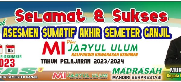 ASESMEN SUMATIF AKHIR SEMESTER (ASAS) GANJIL TP 2023-2024